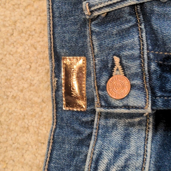 MOTHER The Hustler Roller Sneak High-Rise Wide-Leg Jeans in High on the Hog - Picture 10 of 11